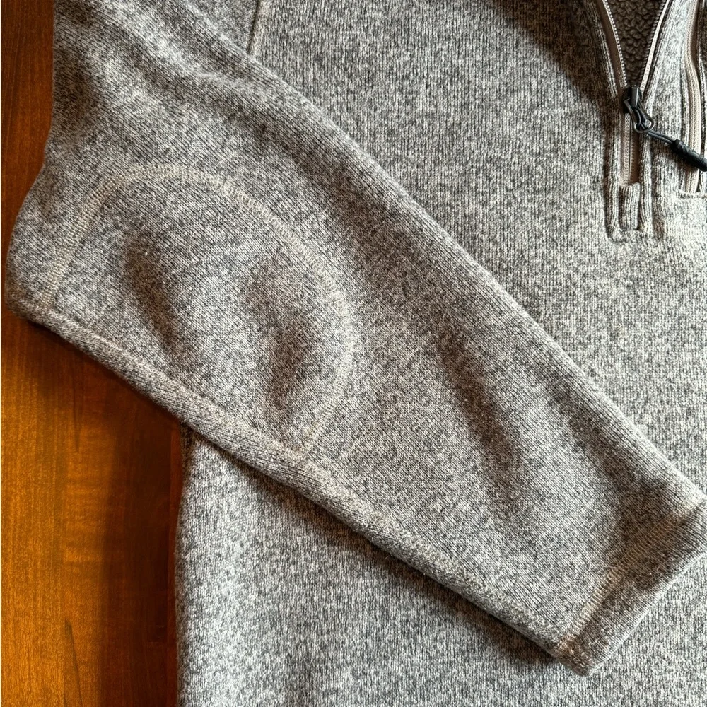 The North Face Gordon Lyons Quarter Zip - Mens Large Tan Heather - Picture 4 of 4